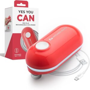 Mini Plus Electric Can Opener – Rechargeable & Portable