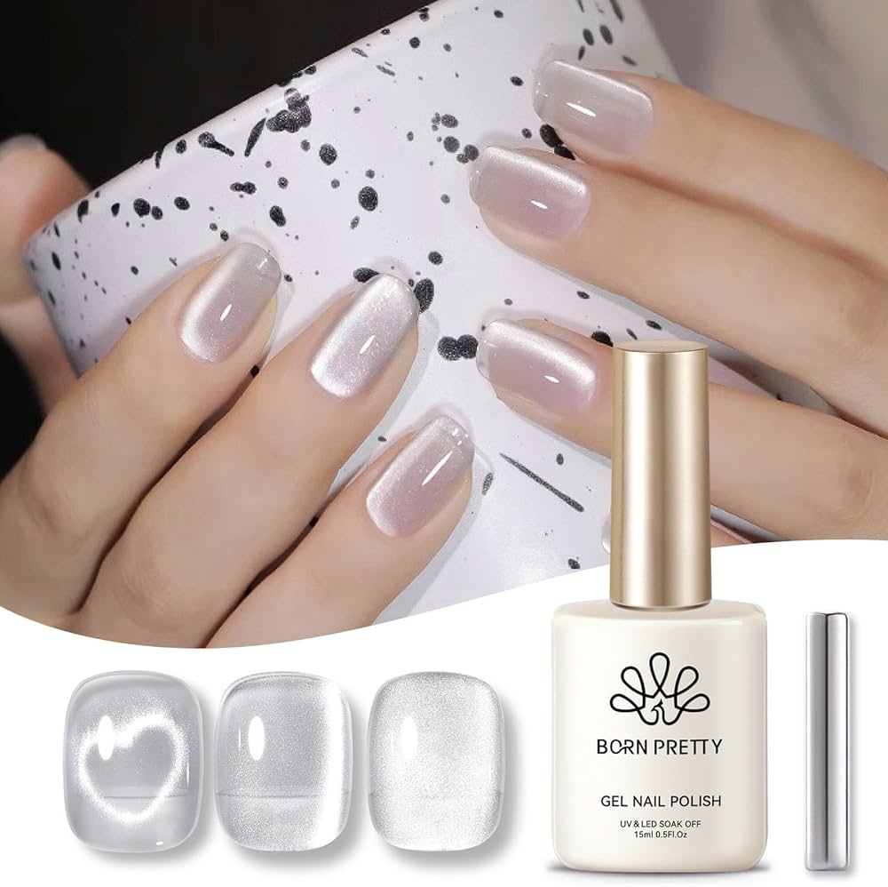 image White Cat Magnetic Gel MY77 – Flowing Light White (10ml, HEMA/TPO FREE)